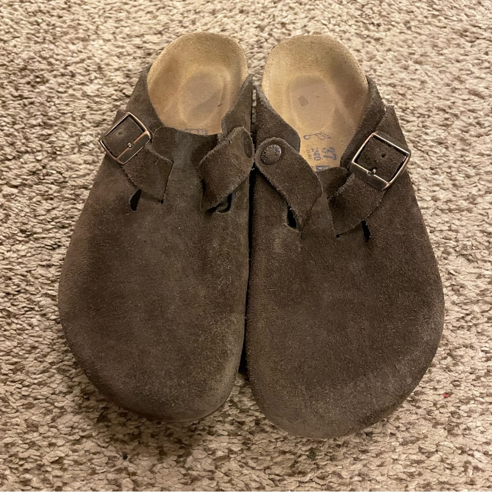 Birkenstock Boston brown suede 37 regular